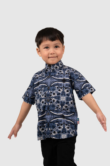 Nusantara Junior Gambus Arabesque in Insignia Blue