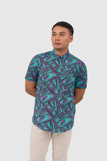 Maharaja Slim Fit Kendang in Aquarelle