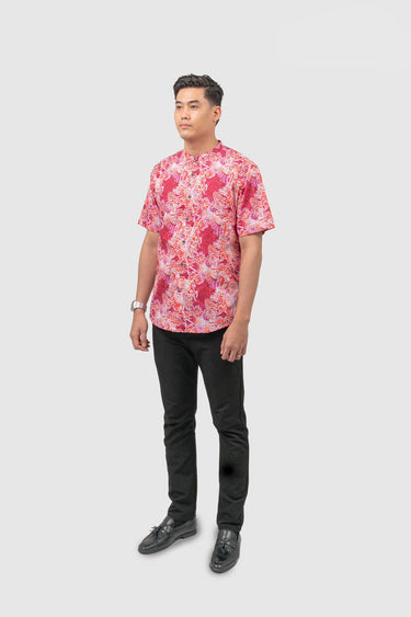 Nusantara Slim Fit Celestial Gallop in Very Berry
