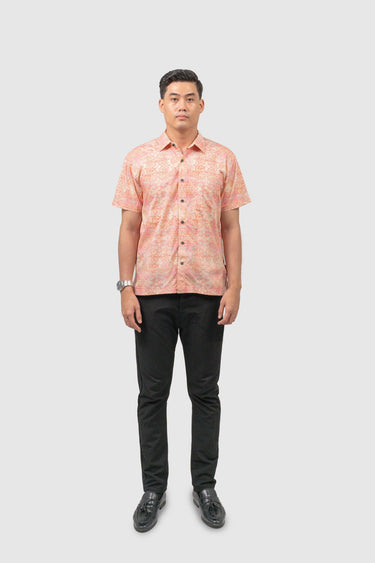 Nusantara Modern Fit Tangerine Grace in Geranium