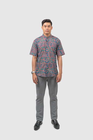 Maharaja Slim Fit Fortune Bloom in Blue Heaven