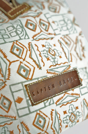 Artisanal Canvas Lunch Bag in Royal
