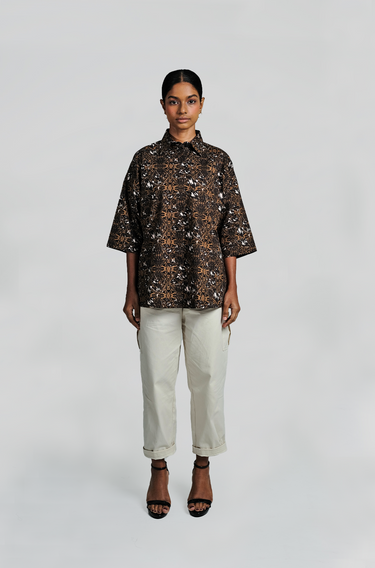 Miranda Top Gasing in Rose Smoke