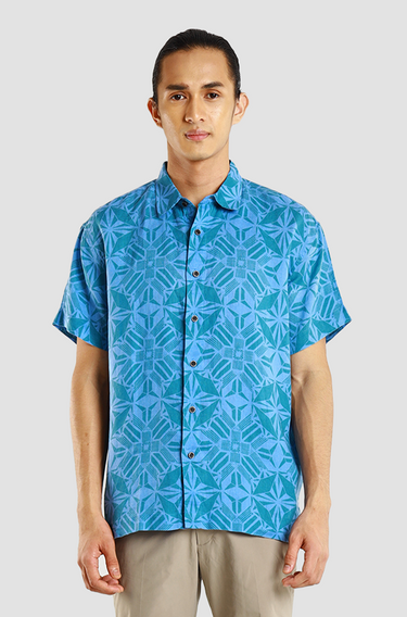 My Linen Diamond Radiant in Cabana Deep Lagoon