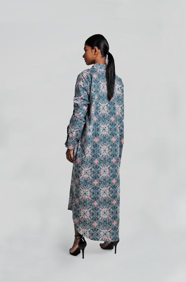 KB X Saarat Muna Long Dress in Gasing