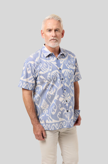 IKKAT Modern Fit in Lavender Leaves