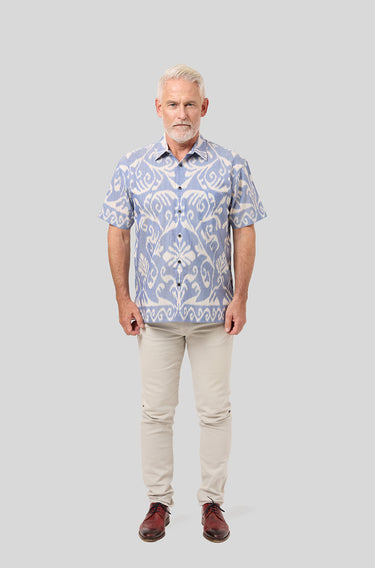 IKKAT Modern Fit in Lavender Leaves
