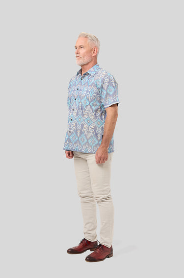 IKKAT Modern Fit in Alaskan Blue