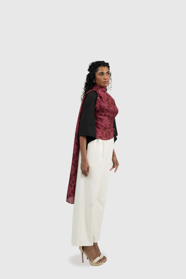 Kapten Batik Shawl Chillis Cracked Petals