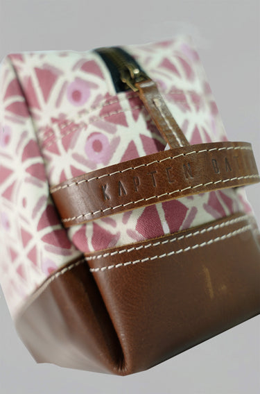 Artisanal Canvas Toiletries in Abyss