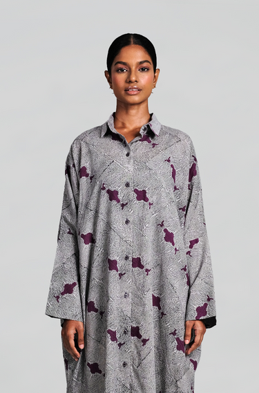 KB X Saarat Mahira Long Dress in Lidi