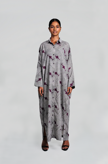 KB X Saarat Mahira Long Dress in Lidi