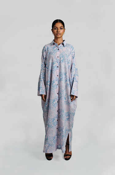 KB X Saarat Mahira Long Dress in Takraw