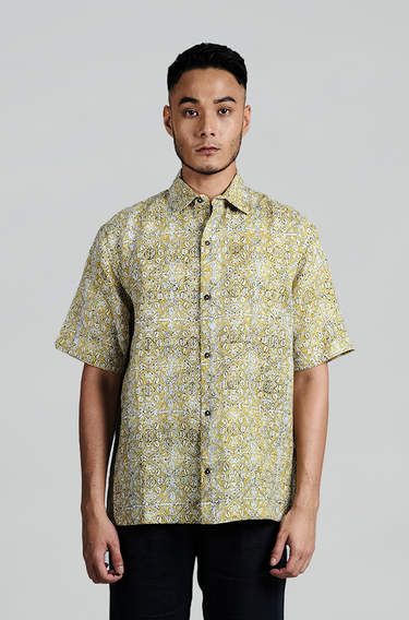 Maharaja Linen Guli in Buttercup