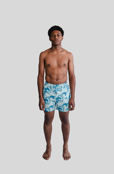 REPREVE ® Pulao Swim Short in Land Dragon