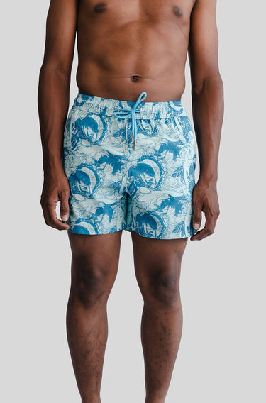 REPREVE ® Pulao Swim Short in Land Dragon