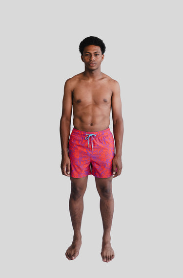 REPREVE ® Pulao Swim Short in Panter Chameleon