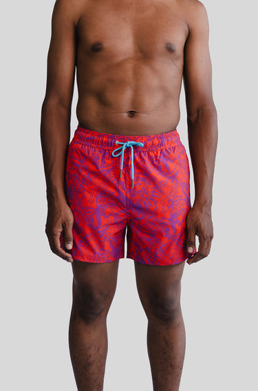 REPREVE ® Pulao Swim Short in Panter Chameleon