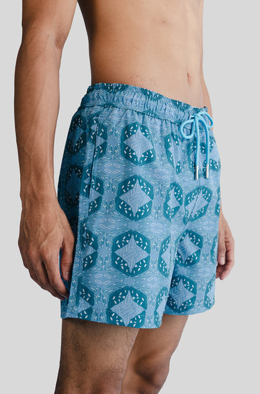 REPREVE ® Pulao Swim Short in Kek Batik