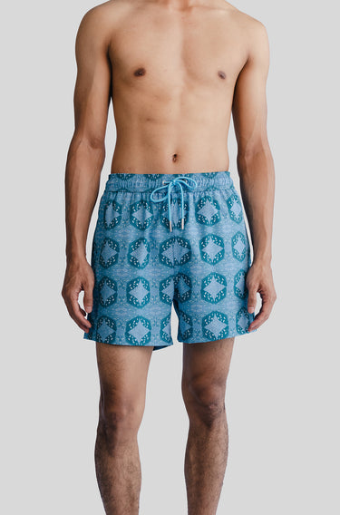 REPREVE ® Pulao Swim Short in Kek Batik
