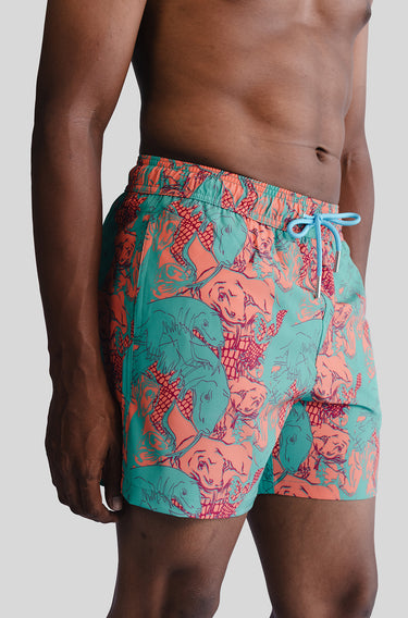 REPREVE ® Pulao Swim Short in Komodo Dragon