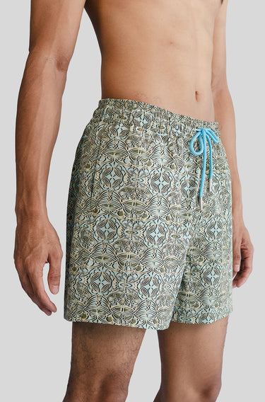 REPREVE ® Pulao Swim Short in Wau Mirage