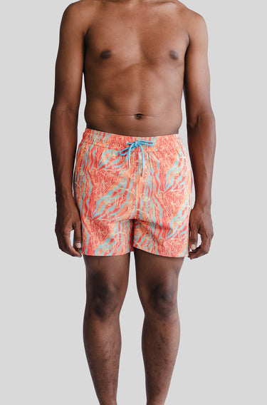 REPREVE ® Pulao Swim Short Dusky Leaf Monkey in Yellow Dusky