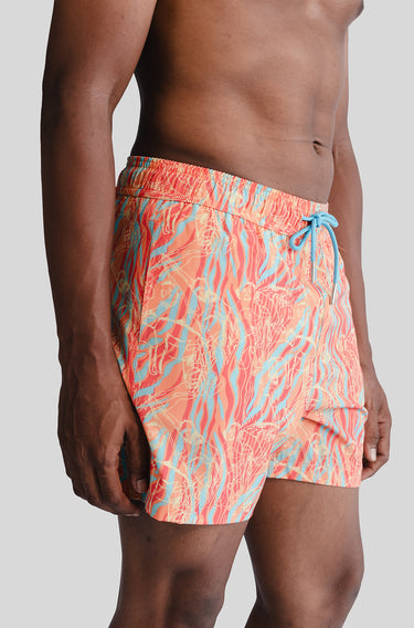 REPREVE ® Pulao Swim Short Dusky Leaf Monkey in Yellow Dusky