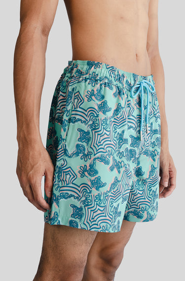 REPREVE ® Pulao Swim Short in Froggy