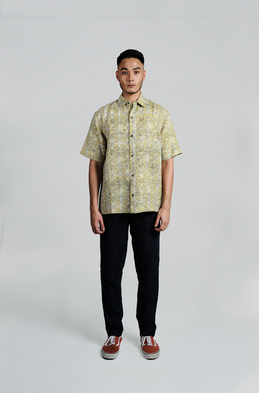 Maharaja Linen Guli in Buttercup