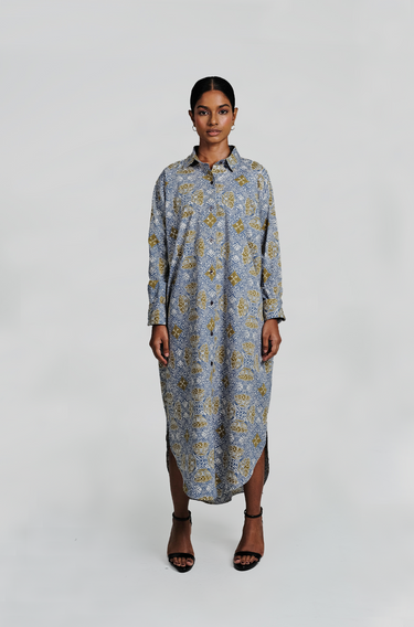 KB X Saarat Muna Long Dress in Wau