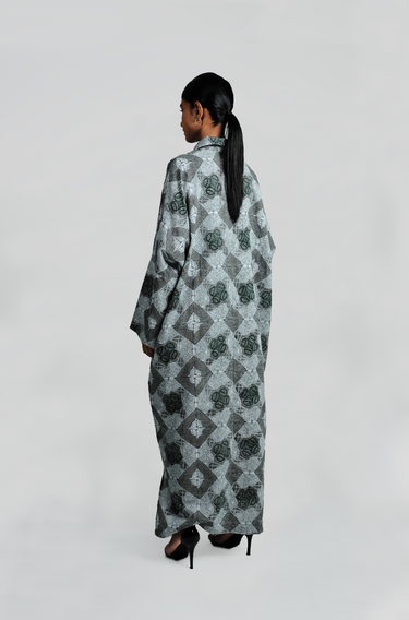KB X Saarat Mahira Long Dress in Wau