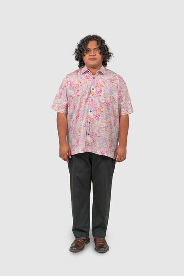 Nusantara Modern Fit Gema Kantan in Candy Pink