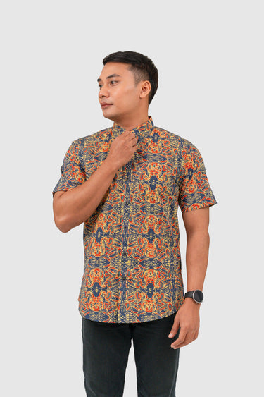 My Slim Fit Kendang Heritage in Firecracker