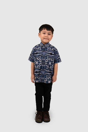 Nusantara Junior Gambus Arabesque in Insignia Blue