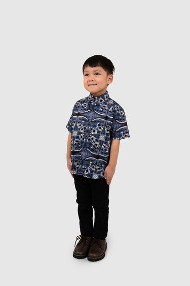Nusantara Junior Gambus Arabesque in Insignia Blue