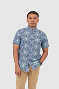 Nusantara Slim Fit Saxosoul in Blue Glow