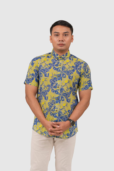 Maharaja Slim Fit Ilham Muse in Lime Blue