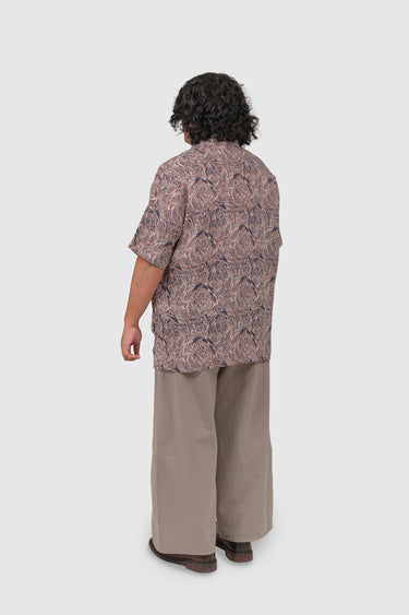 MY Linen Flower Blossom in Dual Pearl Navy