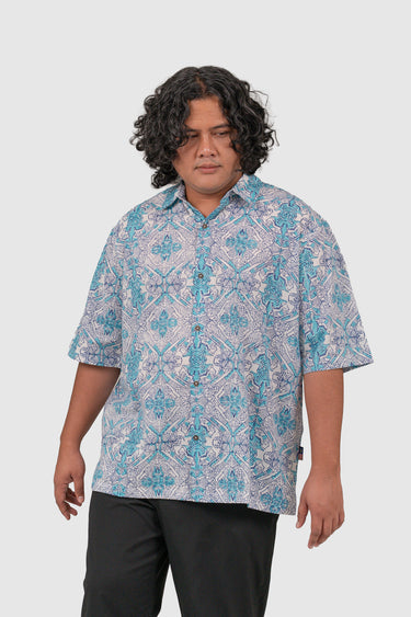 Maharaja Modern Fit Bayang Serunai in Blue Bay