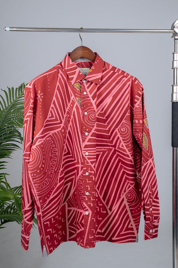 [ONLINE EXCLUSIVE] KB x Burlington Heritage Long Sleeve in Ruby