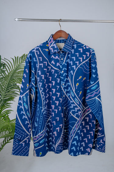 [ONLINE EXCLUSIVE] KB x Burlington Heritage Long Sleeve in Sapphire Blue