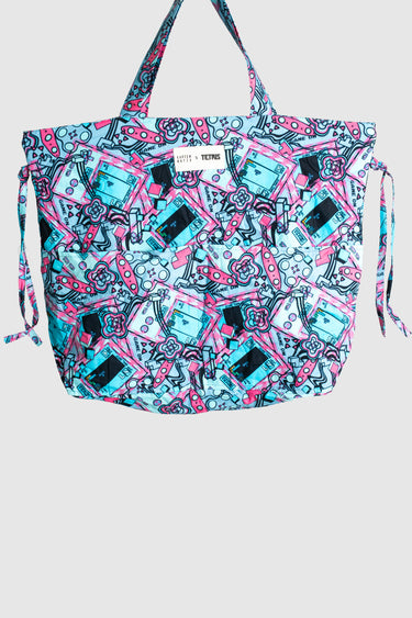 Kapten Batik x Tetris Drawstring Bag