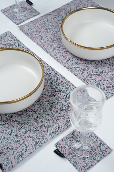 [ONLINE EXCLUSIVE] Set of 2 Artisanal Batik Placemat and coaster