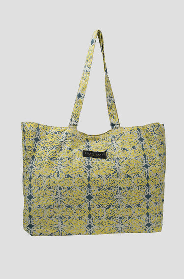 [ONLINE EXCLUSIVE] Artisanal Copper Block Canvas Tote Bag
