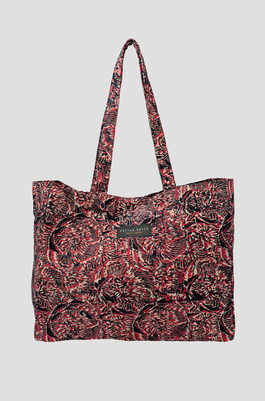 [ONLINE EXCLUSIVE] Artisanal Copper Block Canvas Tote Bag