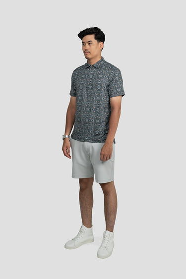 Activewear Polo Shirt - Lidi in Chocolate Chip