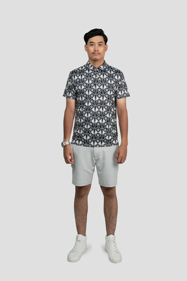 Activewear Polo Shirt - Batu Seremban in Vapor Black
