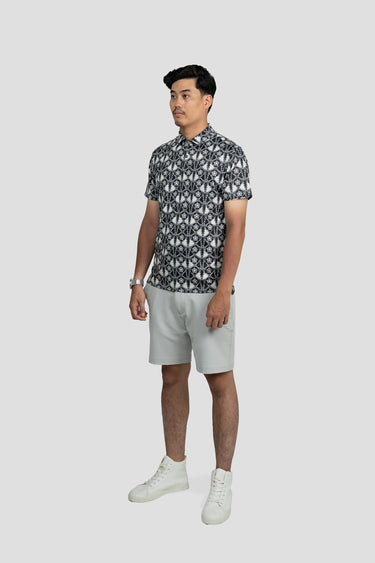 Activewear Polo Shirt - Batu Seremban in Vapor Black
