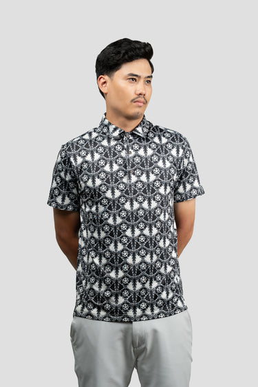 Activewear Polo Shirt - Batu Seremban in Vapor Black